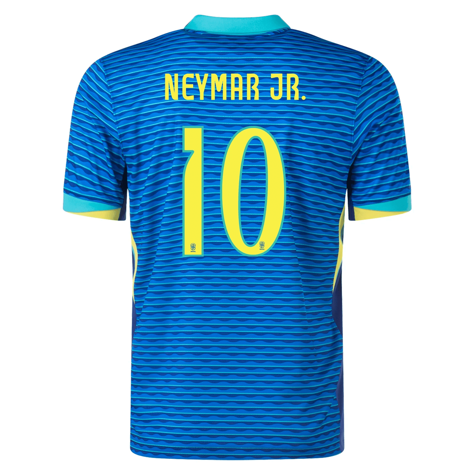 Nike Mens Brazil Neymar Jr. Away Jersey 24/25 (Soar/Dynamic Yellow) | SoccerWearhouse