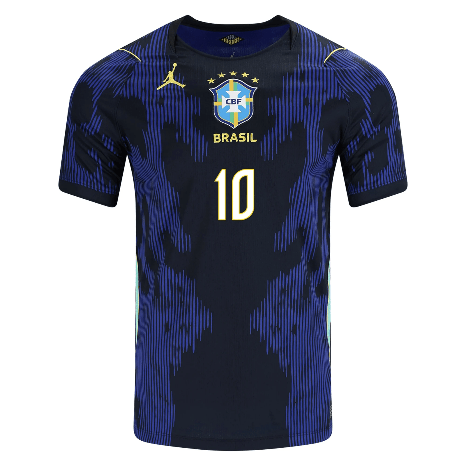 Nike Men's Brazil Neymar JR. Away Stadium Jersey 2026 (Old Royal/Black) | SoccerWearhouse