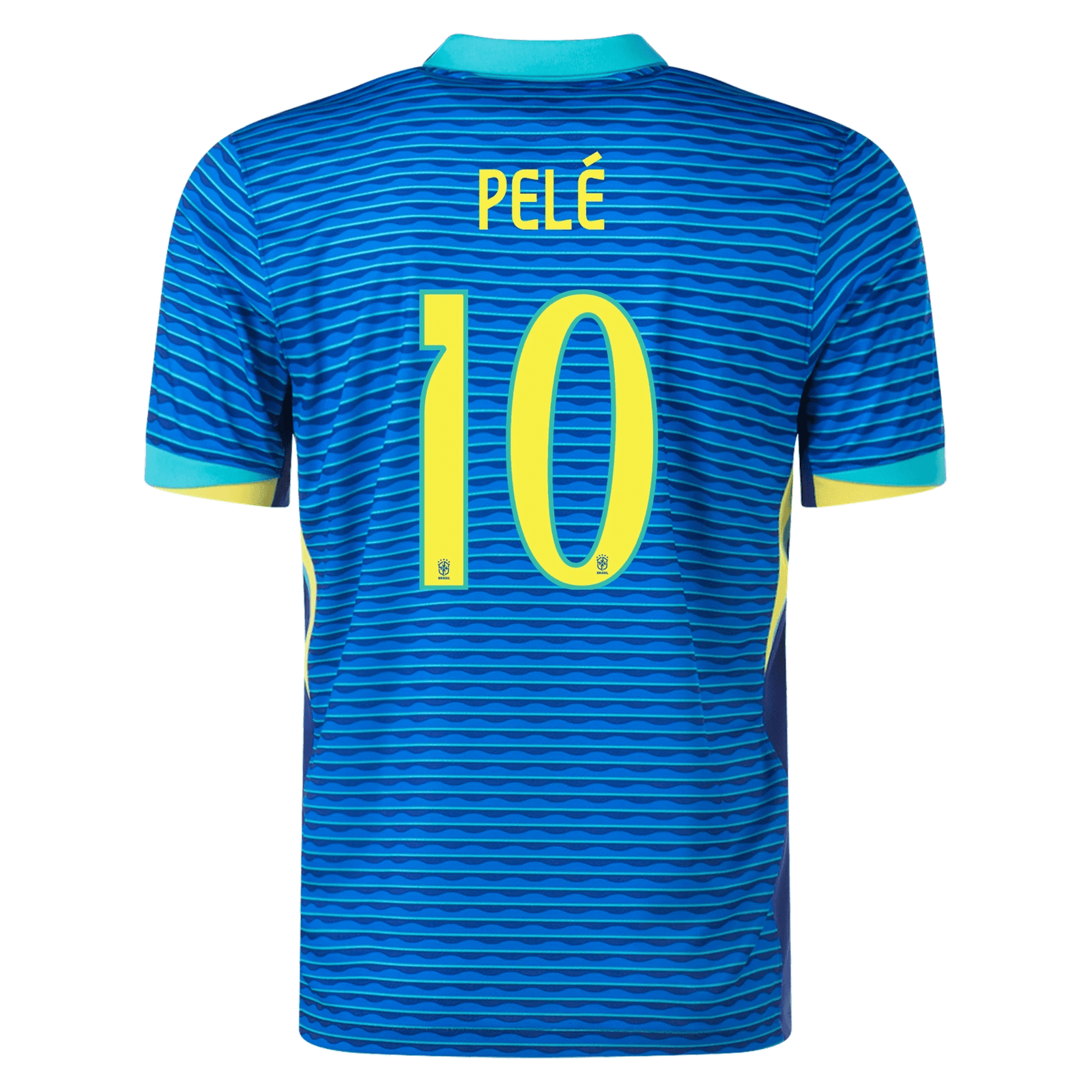 Nike Mens Brazil Pele Away Jersey 24/25 (Soar/Dynamic Yellow) | SoccerWearhouse