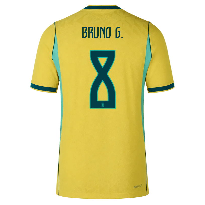 Nike Men's Bruno G. Match Authentic Home Jersey 2026 (Yellow/Teal) | SoccerWearhouse