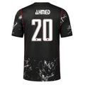 Nike Mens Canada Ahmed Away Stadium Jersey 2026 (Black/Red)