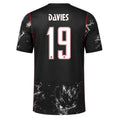 Nike Mens Canada Davies Away Stadium Jersey 2026 (Black/Red)