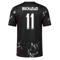 Nike Mens Canada Buchanan Away Stadium Jersey 2026 (Black/Red)