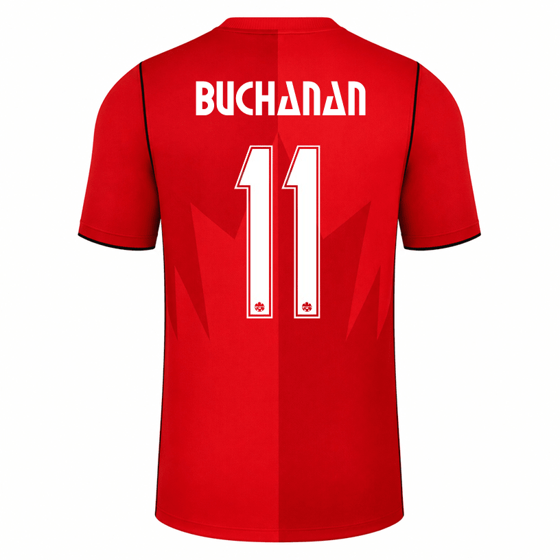 Nike Men's Canada Buchanan Home Stadium Jersey 2026 (Red) | SoccerWearhouse