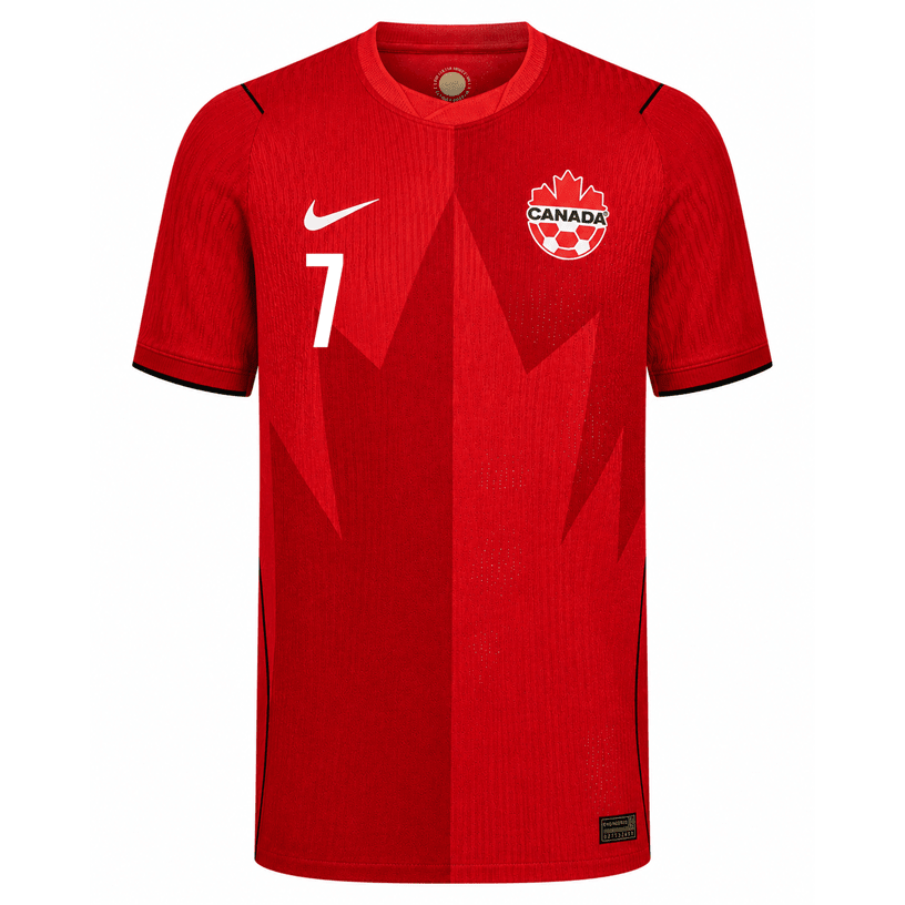 Nike Men's Canada Eustaquio Match Authentic Home Jersey 2026 (Red) | SoccerWearhouse