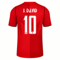 Nike Men's Canada J. David Home Stadium Jersey 2026 (Red)