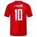 Nike Men's Canada J. David Match Authentic Home Jersey 2026 (Red)