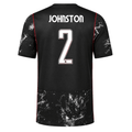 Nike Mens Canada Johnston Away Stadium Jersey 2026 (Black/Red)
