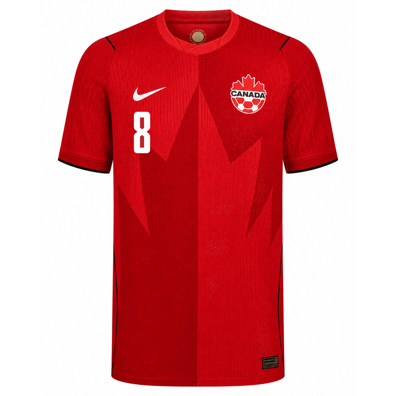 Nike Men's Canada Kone Match Authentic Home Jersey 2026 (Red) | SoccerWearhouse