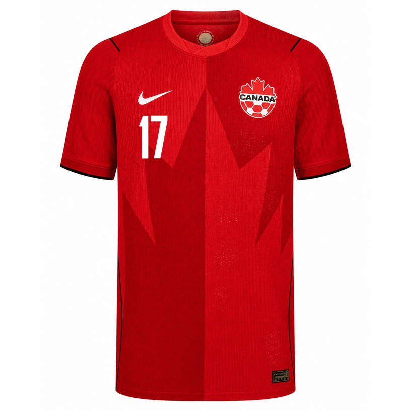 Nike Men's Canada Larin Match Authentic Home Jersey 2026 (Red) | SoccerWearhouse