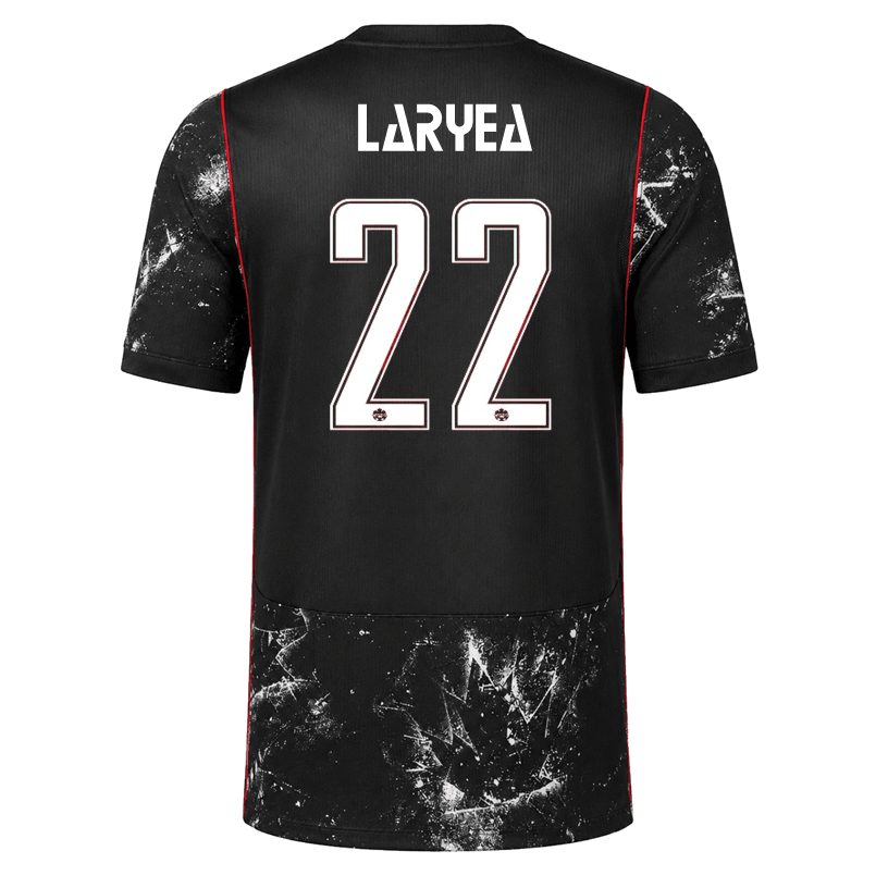 Nike Mens Canada Laryea Away Stadium Jersey 2026 (Black/Red) | SoccerWearhouse