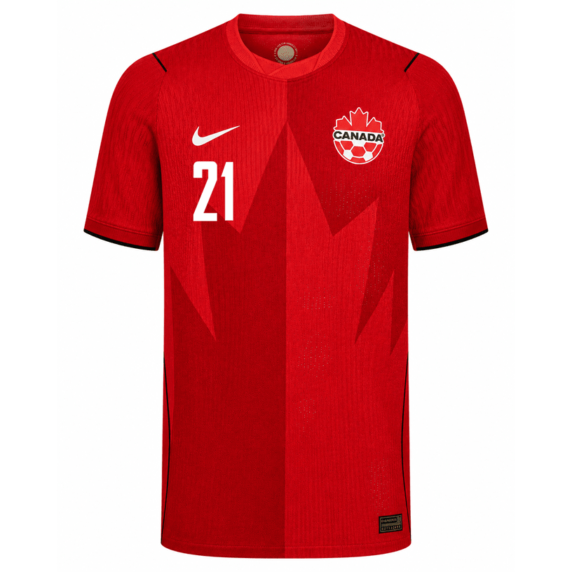 Nike Men's Canada Osorio Match Authentic Home Jersey 2026 (Red) | SoccerWearhouse