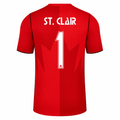 Nike Men's Canada St. Clair Home Stadium Jersey 2026 (Red)