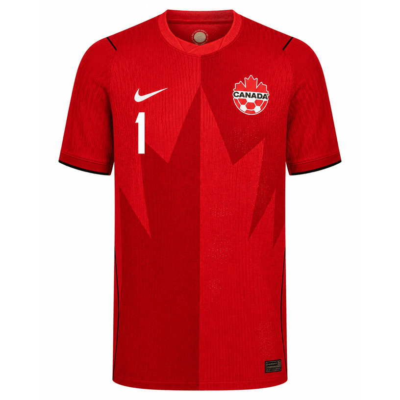 Nike Men's Canada St. Clair Match Authentic Home Jersey 2026 (Red) | SoccerWearhouse