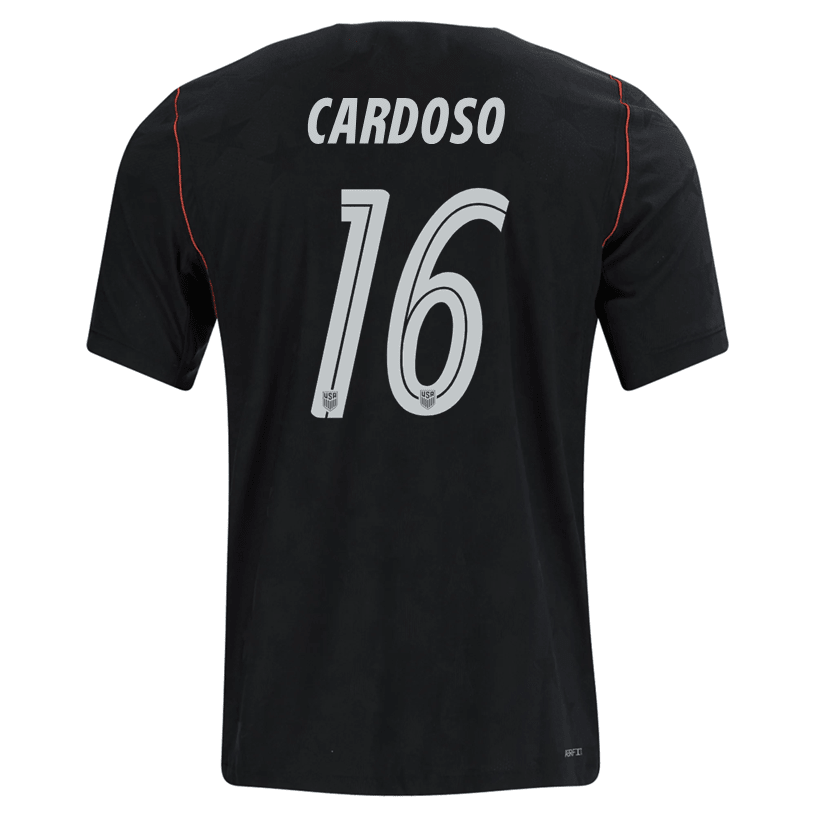 Nike Mens Cardoso United States Away Stadium Jersey 2026 (Dark Obsidian/Pure Platinum) | SoccerWearhouse