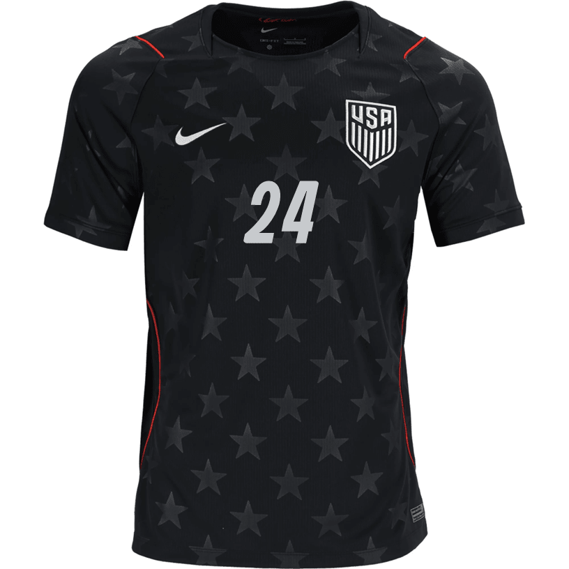 Nike Mens Carter - Vickers United States Away Stadium Jersey 2026 (Dark Obsidian/Pure Platinum) | SoccerWearhouse