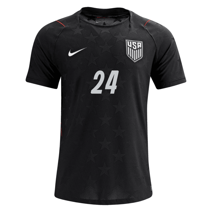 Nike Men's Carter - Vickers United States Match Authentic Away Jersey 2026 (Dark Obsidian/Pure Platinum) | SoccerWearhouse