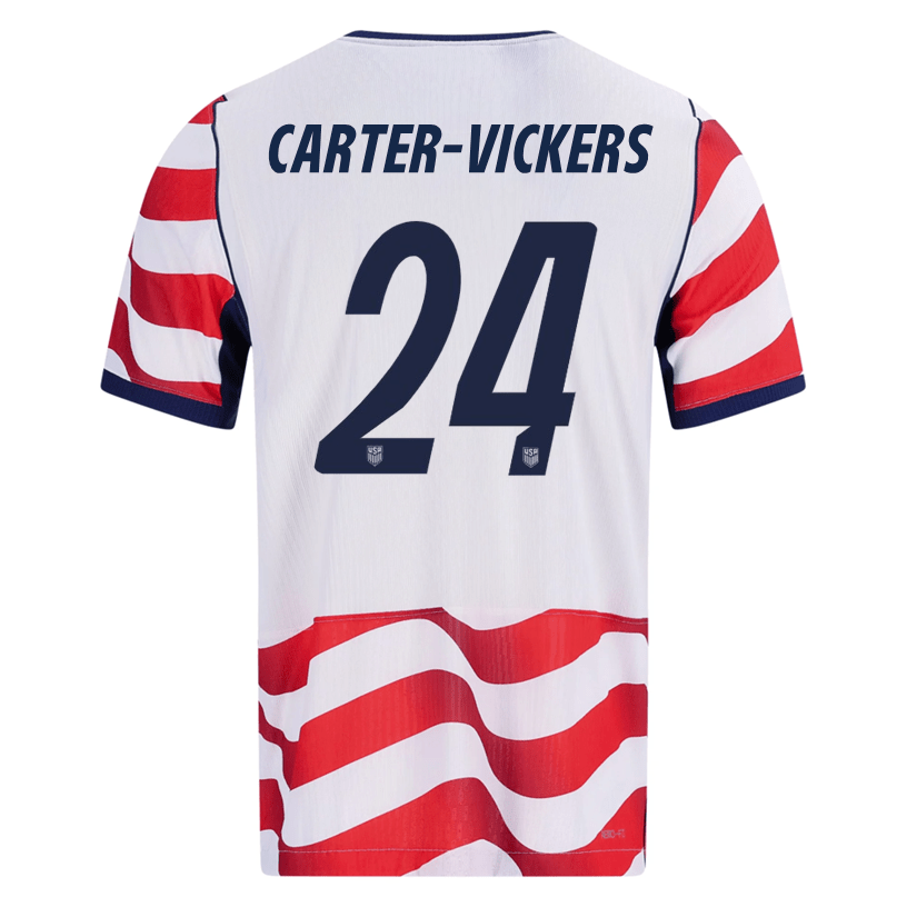Nike Mens Carter - Vickers United States Match Authentic Home Jersey 2026 (Sail/Midnight Navy) | SoccerWearhouse