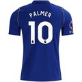 Nike Mens Chelsea FC Cole Palmer Home Jersey w/ EPL + No Room For Racism + Club World Cup Champion Patches 26/27 (Bright Royal/Gold)