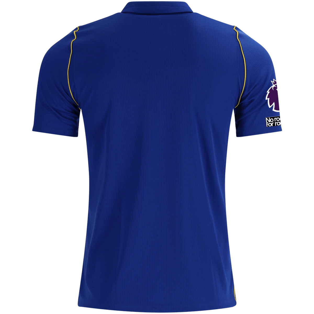 Nike Mens Chelsea FC Home Jersey w/ EPL + No Room For Racism + Club World Cup Champion Patches 26/27 (Bright Royal/Gold) | SoccerWearhouse