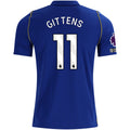 Nike Mens Chelsea FC Jamie Gittens Home Jersey w/ EPL + No Room For Racism + Club World Cup Champion Patches 26/27 (Bright Royal/Gold)