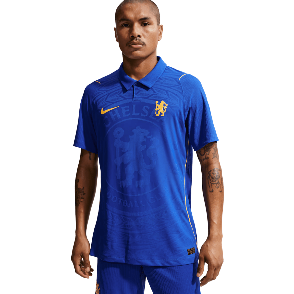 Nike Mens Chelsea FC Match Authentic Home Jersey 26/27 (Bright Blue/Gold) | SoccerWearhouse