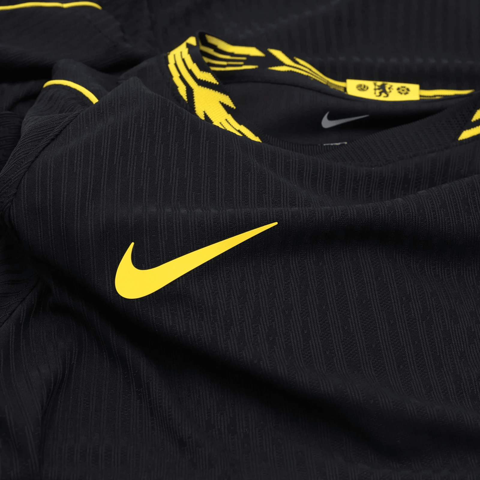 Nike Mens Chelsea Match Authentic Away Jersey 26/27 (Black/Gold) | SoccerWearhouse