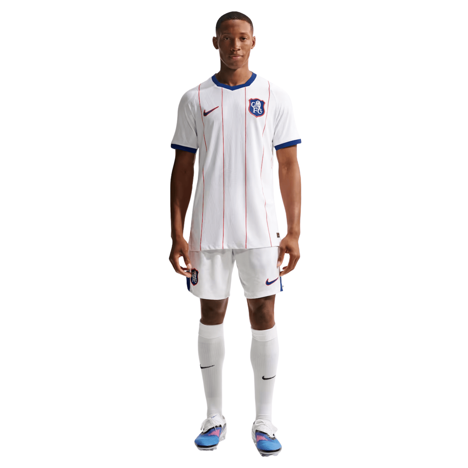 Nike Mens Chelsea Match Authentic Third Jersey 26/27 (White/Rush Blue/Red) | SoccerWearhouse