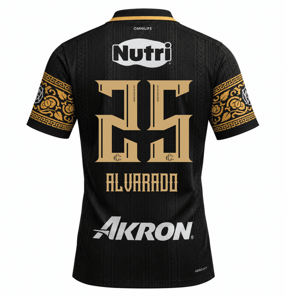 Nike Men's Chivas Guadalajara Alvarado Match Authentic Third Jersey 26/27 (Black/Truly Gold) | SoccerWearhouse