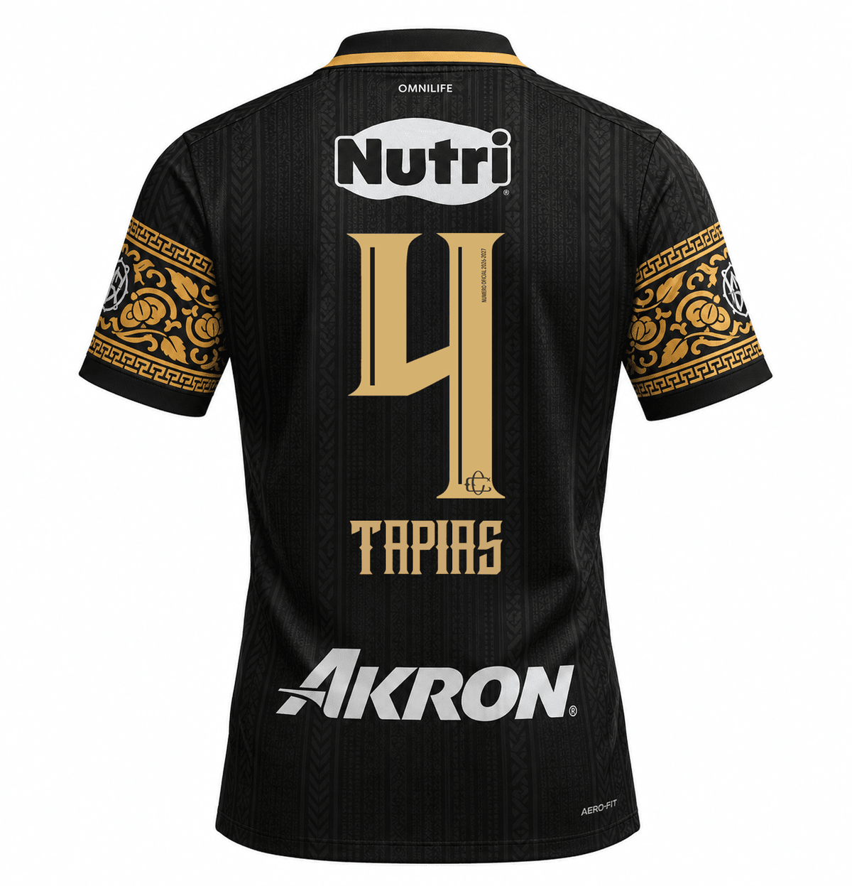 Nike Men's Chivas Guadalajara Miguel Tapias Match Authentic Third Jersey 26/27 (Black/Truly Gold) | SoccerWearhouse
