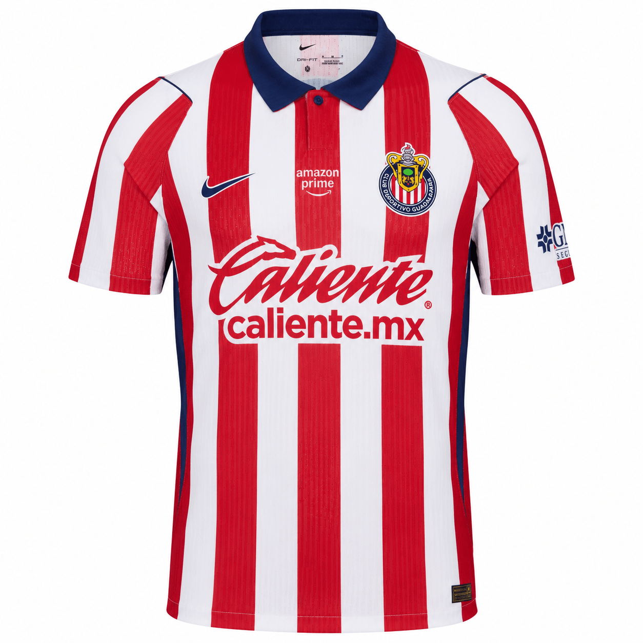Nike Mens Chivas Match Authentic Home Jersey 26/27 (White/Speed Red)
