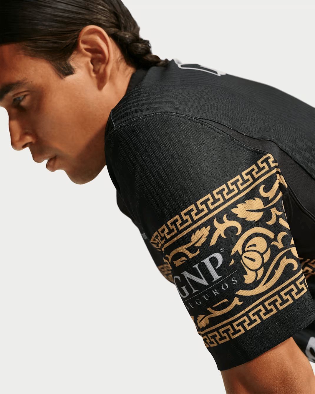 Nike Men's Chivas Match Authentic Third Jersey 26/27 (Black/Truly Gold/Flat Silver) | SoccerWearhouse