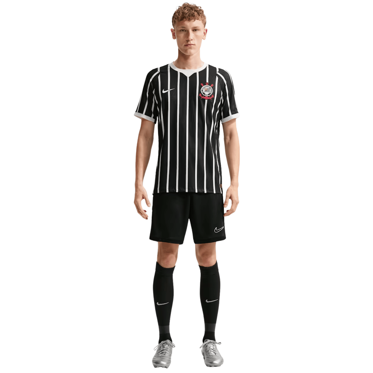 Nike Mens Corinthians Match Authentic Away Jersey 26/27 (Black/Sail) | SoccerWearhouse