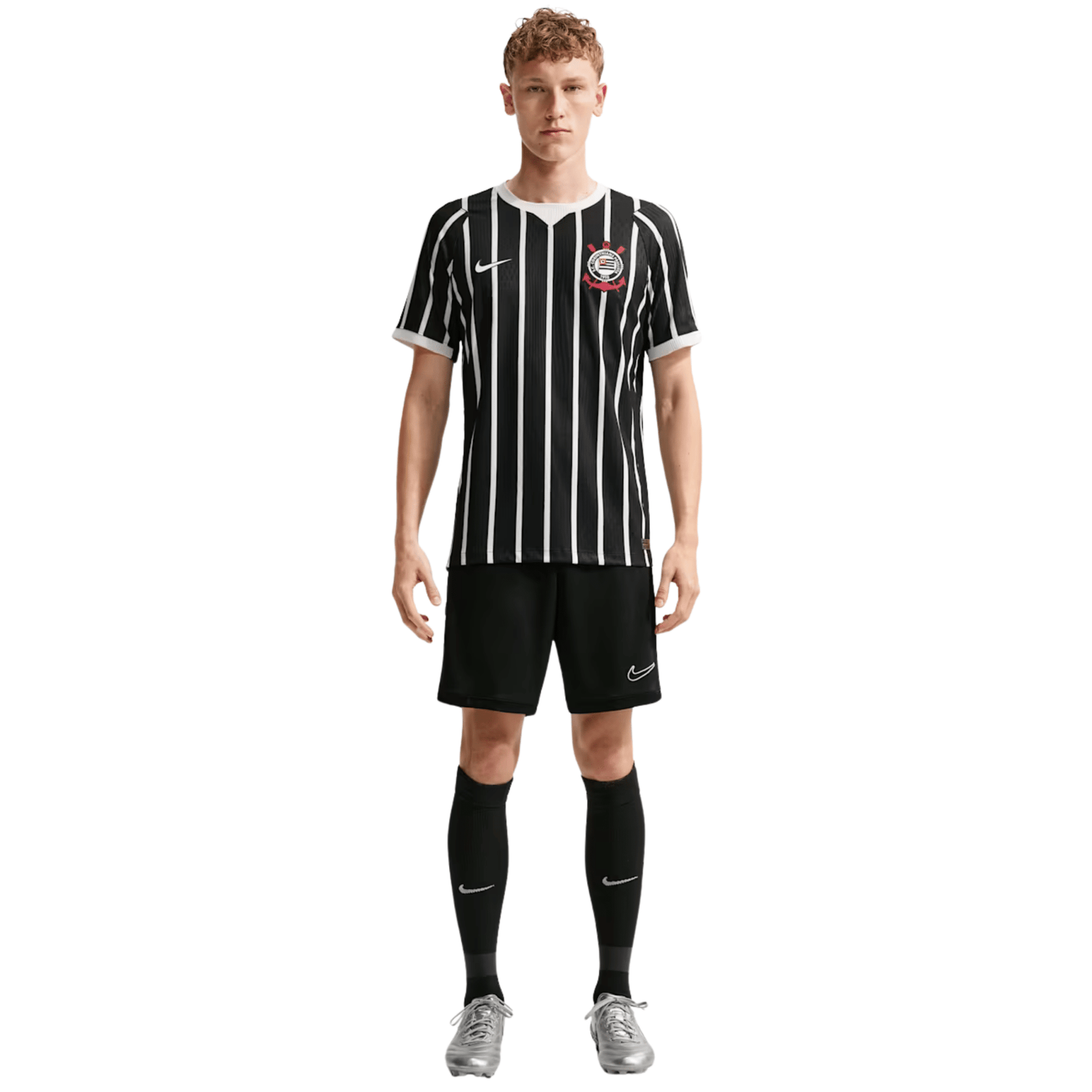 Nike Mens Corinthians Match Authentic Away Jersey 26/27 (Black/Sail) | SoccerWearhouse