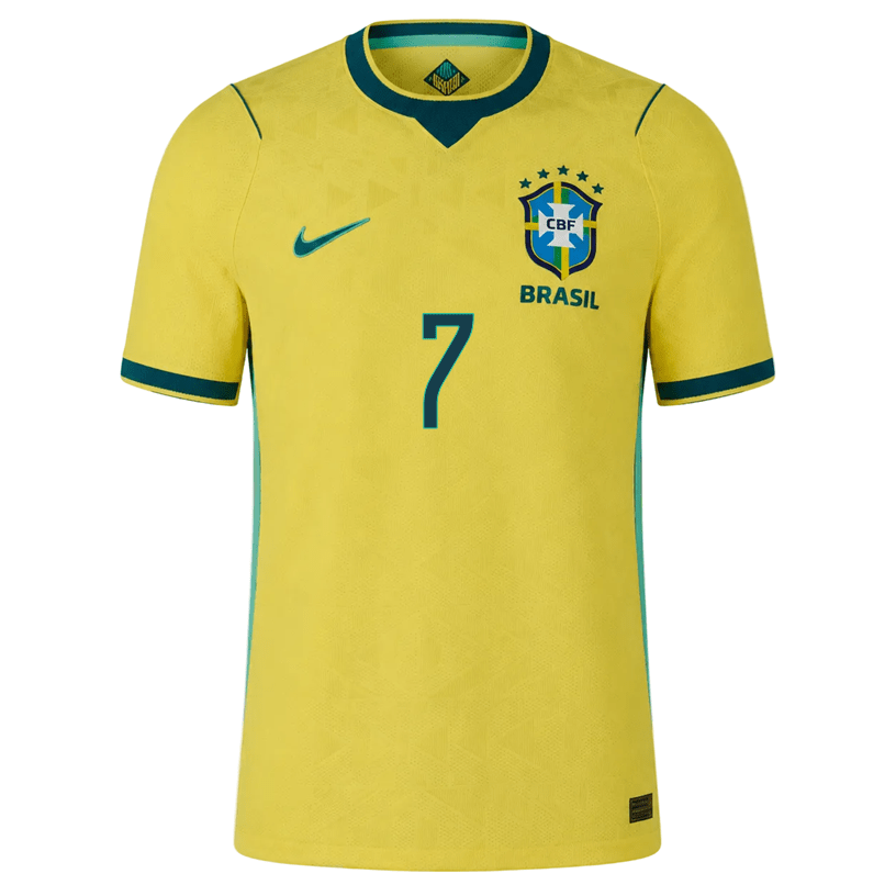 Nike Men's Cunha Match Authentic Home Jersey 2026 (Yellow/Teal) | SoccerWearhouse