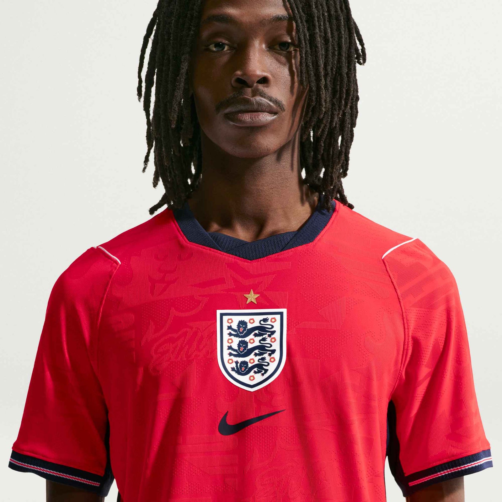 Nike Men's England 2026 Match Authentic Aero - FIT Away Jersey (Speed Red/Obsidian) | SoccerWearhouse