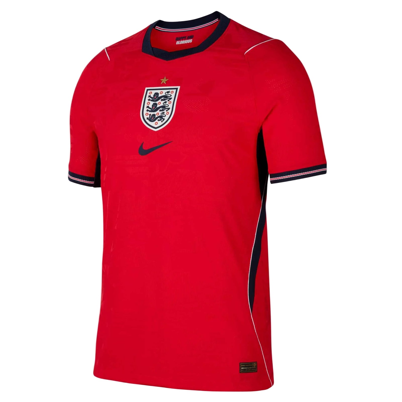 Nike Men's England 2026 Match Authentic Aero - FIT Away Jersey (Speed Red/Obsidian) | SoccerWearhouse