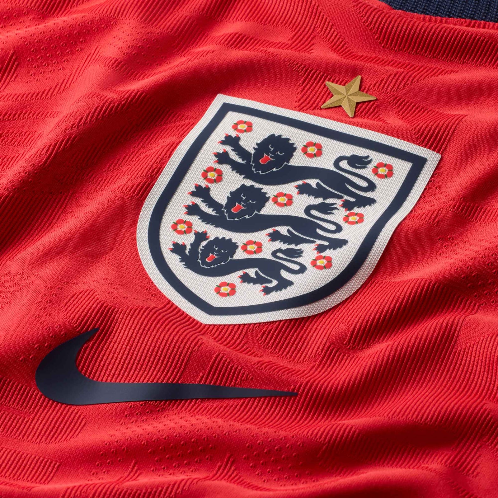 Nike Men's England 2026 Match Authentic Aero - FIT Away Jersey (Speed Red/Obsidian) | SoccerWearhouse