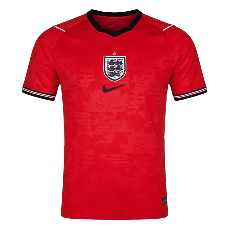 Nike Men's England Away Stadium Jersey 2026 (Speed Red/Obsidian) | SoccerWearhouse