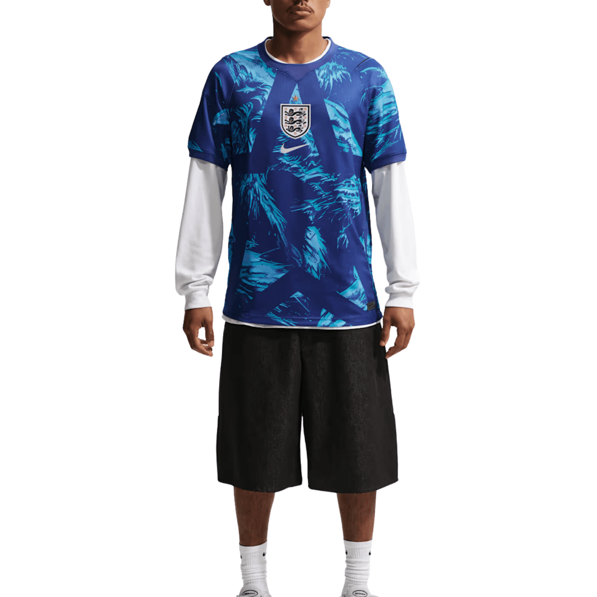 Nike Mens England Goalkeeper Jersey 2026 (Blue) | SoccerWearhouse