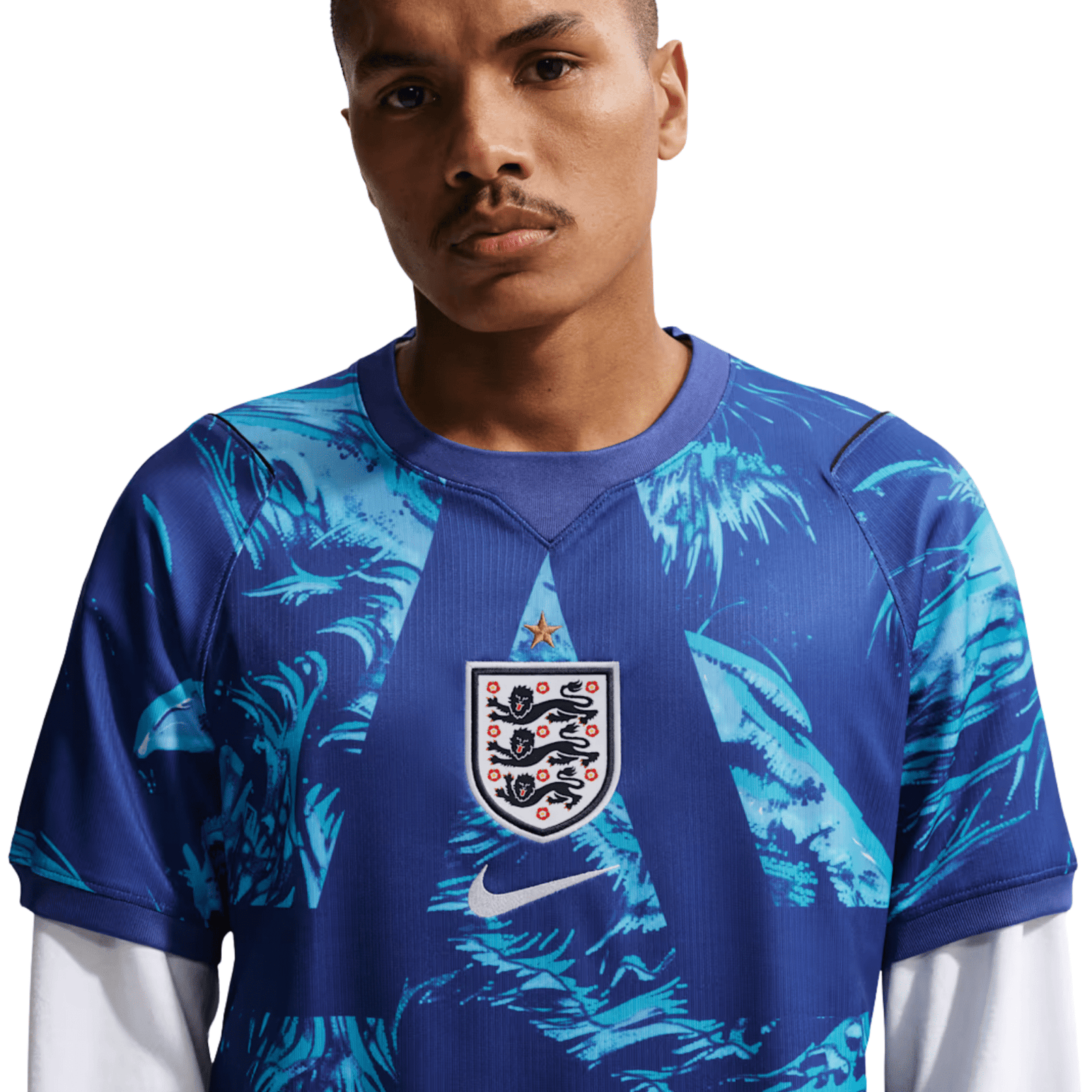 Nike Mens England Goalkeeper Jersey 2026 (Blue) | SoccerWearhouse