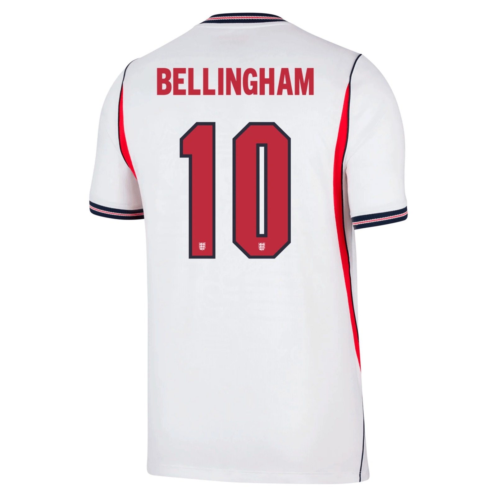 Nike Men's England Jude Bellingham Home Stadium Jersey 2026 (White/Obsidian) | SoccerWearhouse