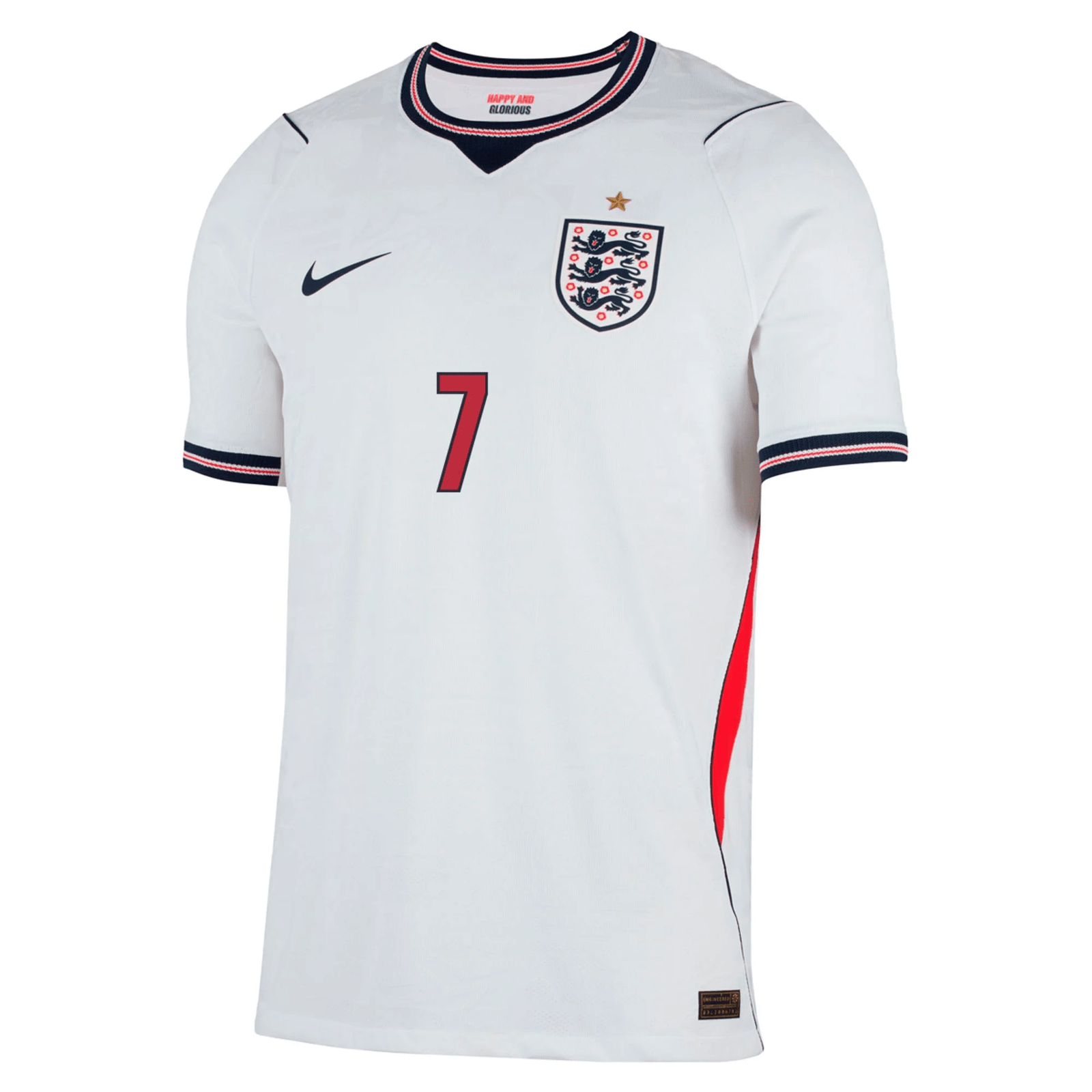 Nike Men's England Match Authentic Bukayo Saka Home Jersey 2026 (White) | SoccerWearhouse
