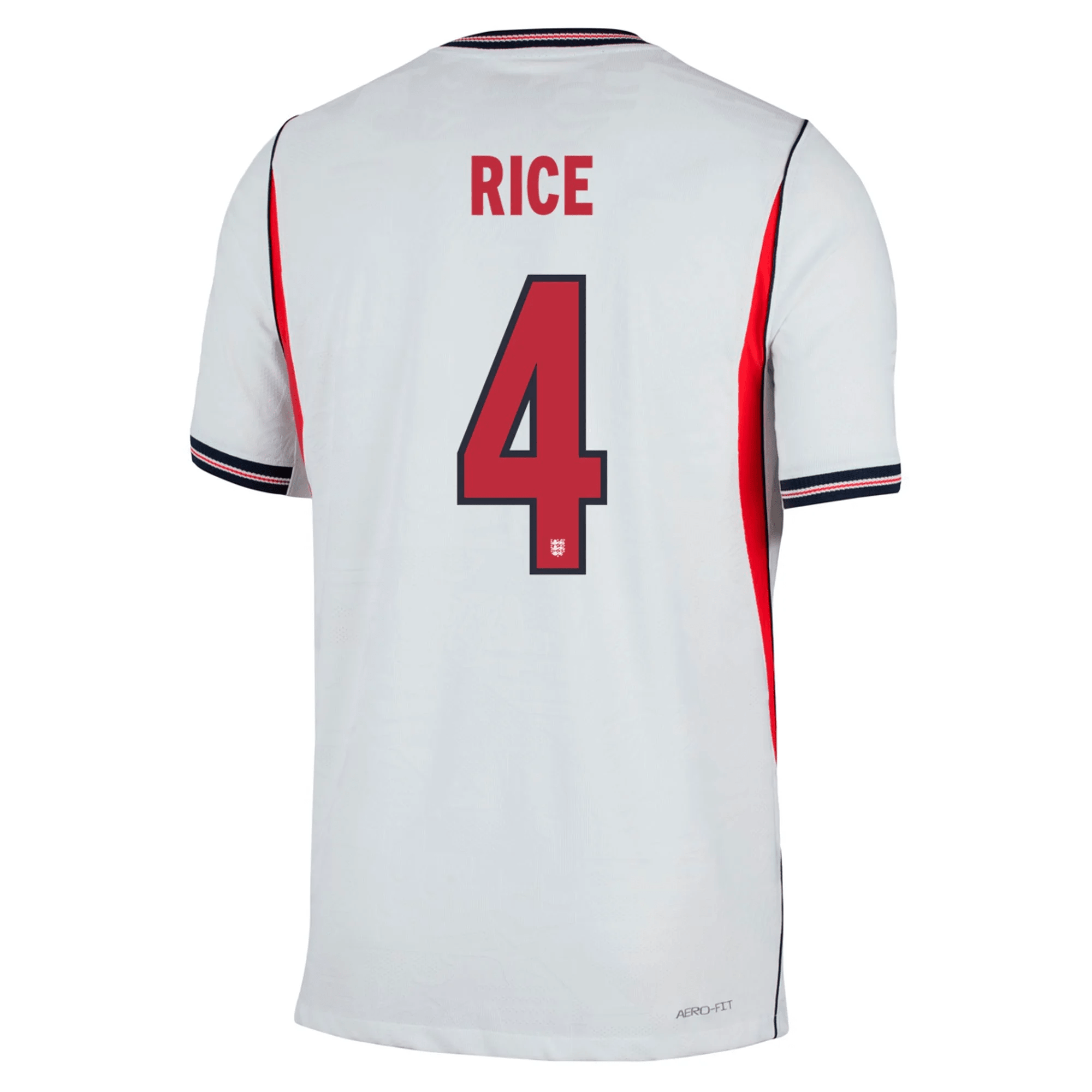 Nike Men's England Match Authentic Declan Rice Home Jersey 2026 (White)