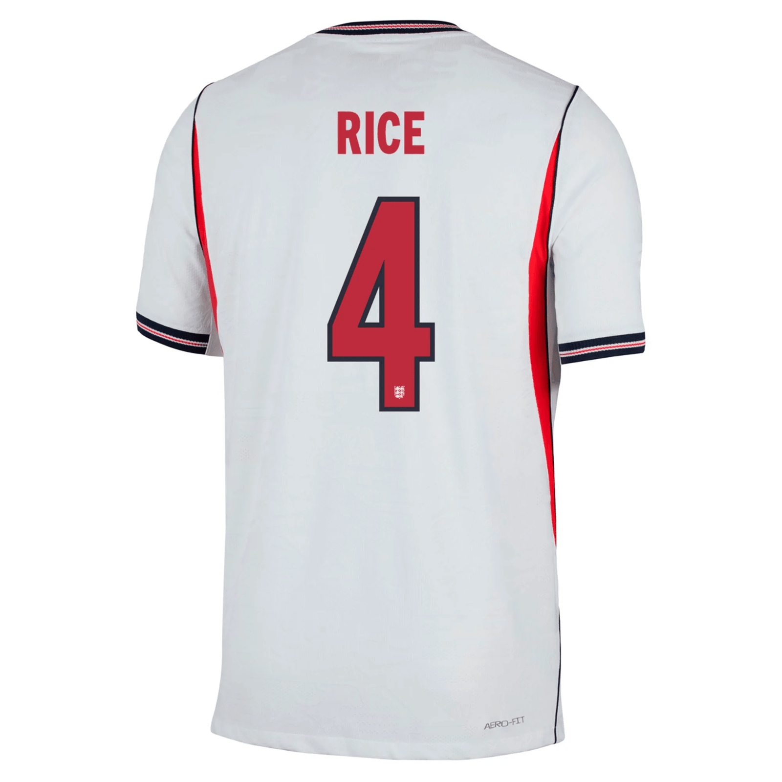 Nike Men's England Match Authentic Declan Rice Home Jersey 2026 (White) | SoccerWearhouse