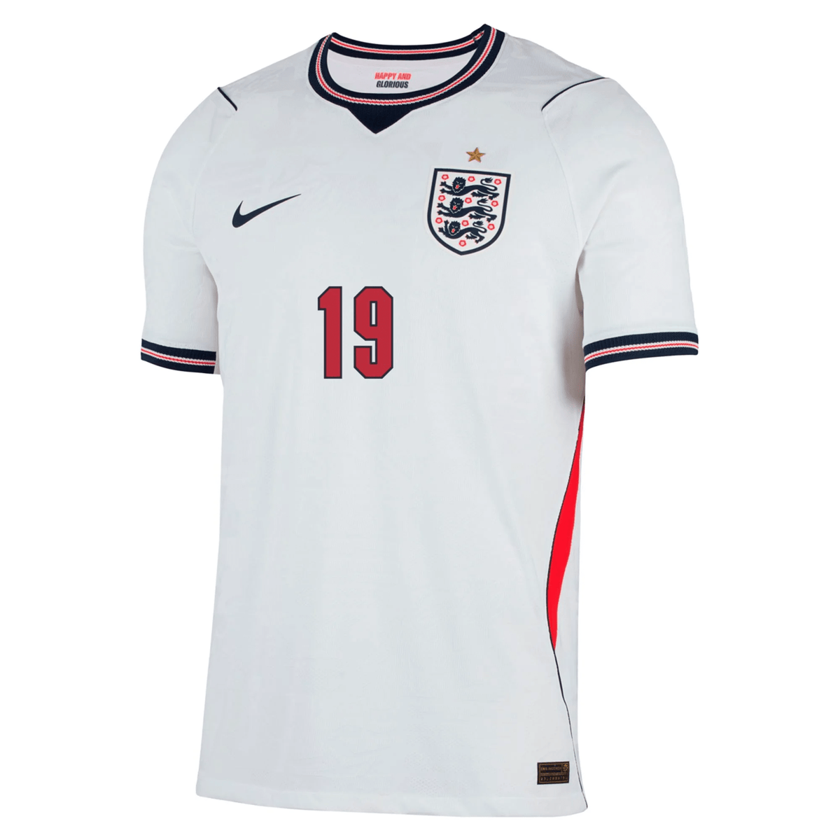 Nike Men's England Match Authentic Eberechi Eze Home Jersey 2026 (White) | SoccerWearhouse