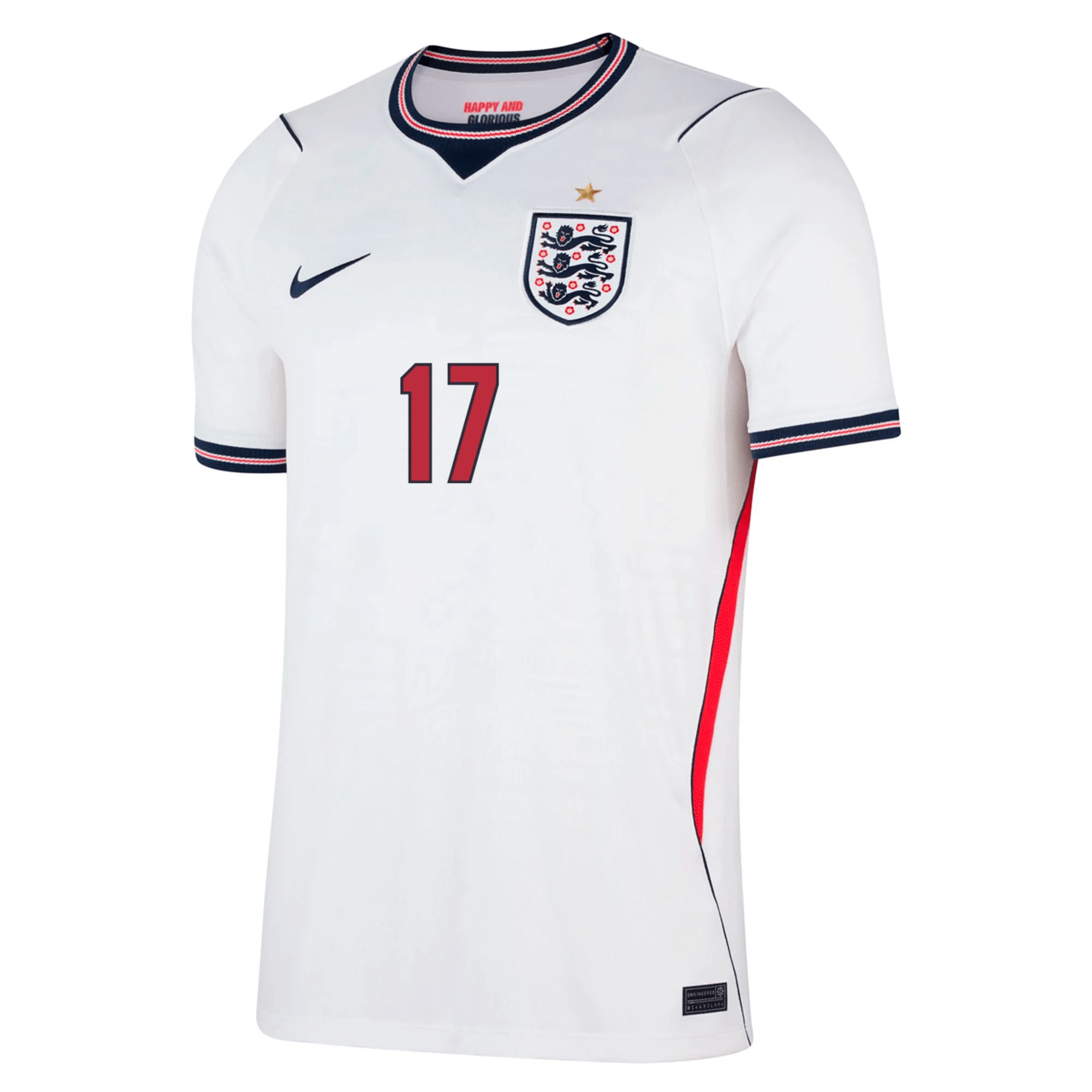 Nike Men's England Phil Foden Home Stadium Jersey 2026 (White/Obsidian