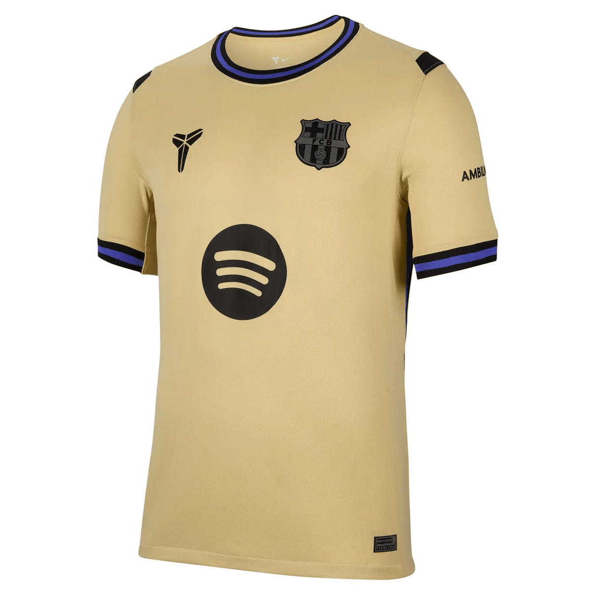 Nike Men's FC Barcelona Away Jersey 25/26 (Team Gold/Persion Violet/Black) | SoccerWearhouse