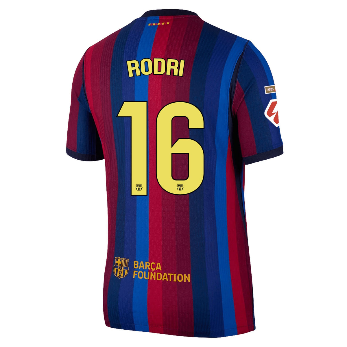 Nike Mens FC Barcelona Match Authentic Rodrigo Hernández Cascante Home Jersey w/ La Liga Patches 26/27 (Deep Garnet/Void Blue) | SoccerWearhouse