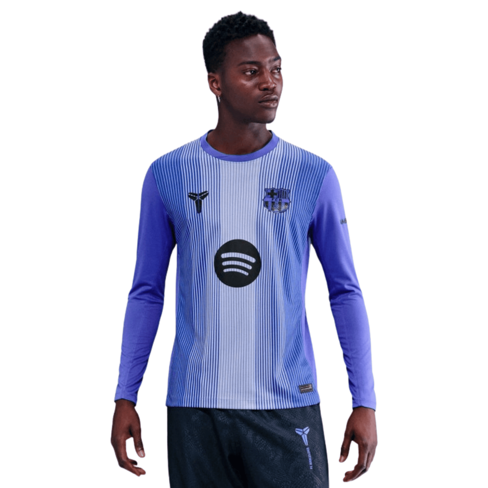 Nike Men's FC Barcelona x Kobe Bryant Goalkeeper Jersey 26/27 (Persian Violet/Black) | SoccerWearhouse